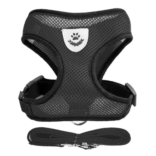 Cat Harness Leash Set for Small Dogs Adjustable Puppy Cat Harness Vest