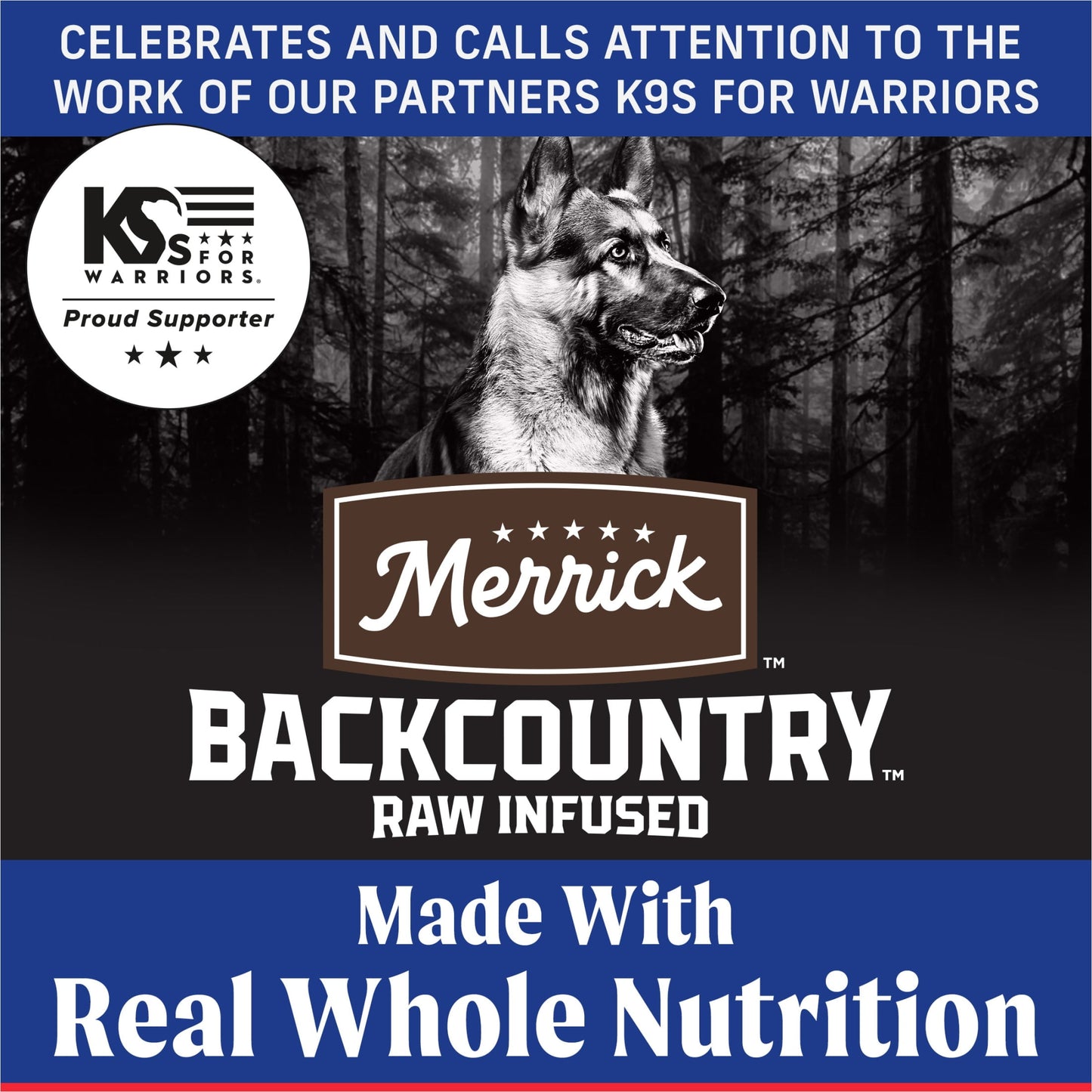 Merrick Backcountry Grain Free Dry Adult Dog Food, Kibble With Freeze Dried Raw Pieces, Hero’s Banquet Recipe, 20.0 lb. Bag