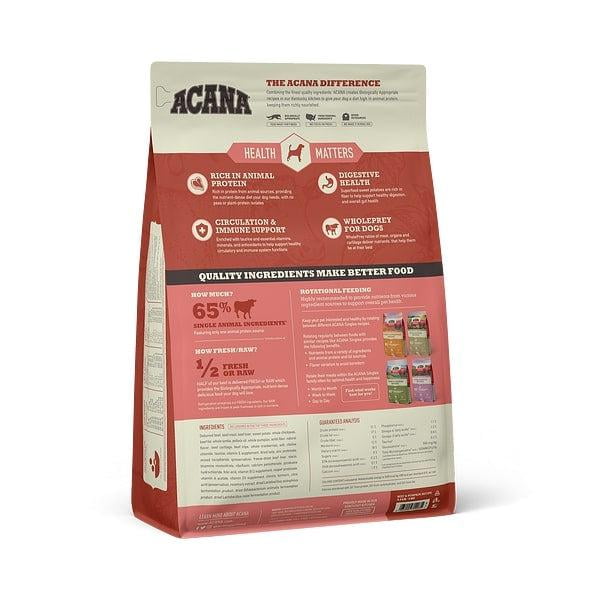 ACANA Singles, Beef and Pumpkin Recipe, Limited Ingredient Diet Dry Dog Food 25 lb