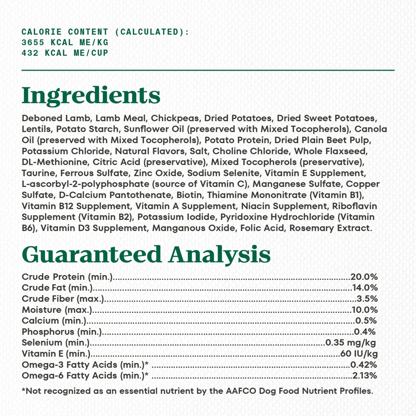 Nutro Limited Ingredient Diet Adult Dry Dog Food, Lamb & Sweet Potato Recipe, 22 Lbs.
