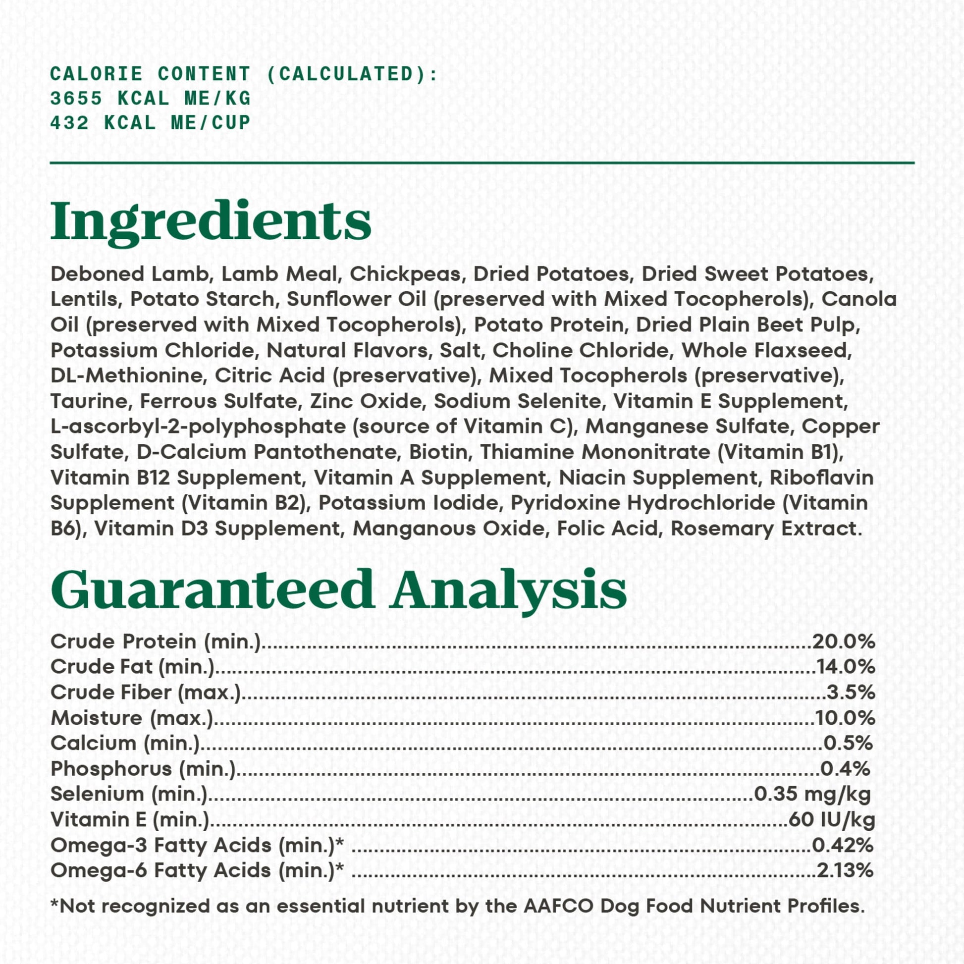 Nutro Limited Ingredient Diet Adult Dry Dog Food, Lamb & Sweet Potato Recipe, 22 Lbs.