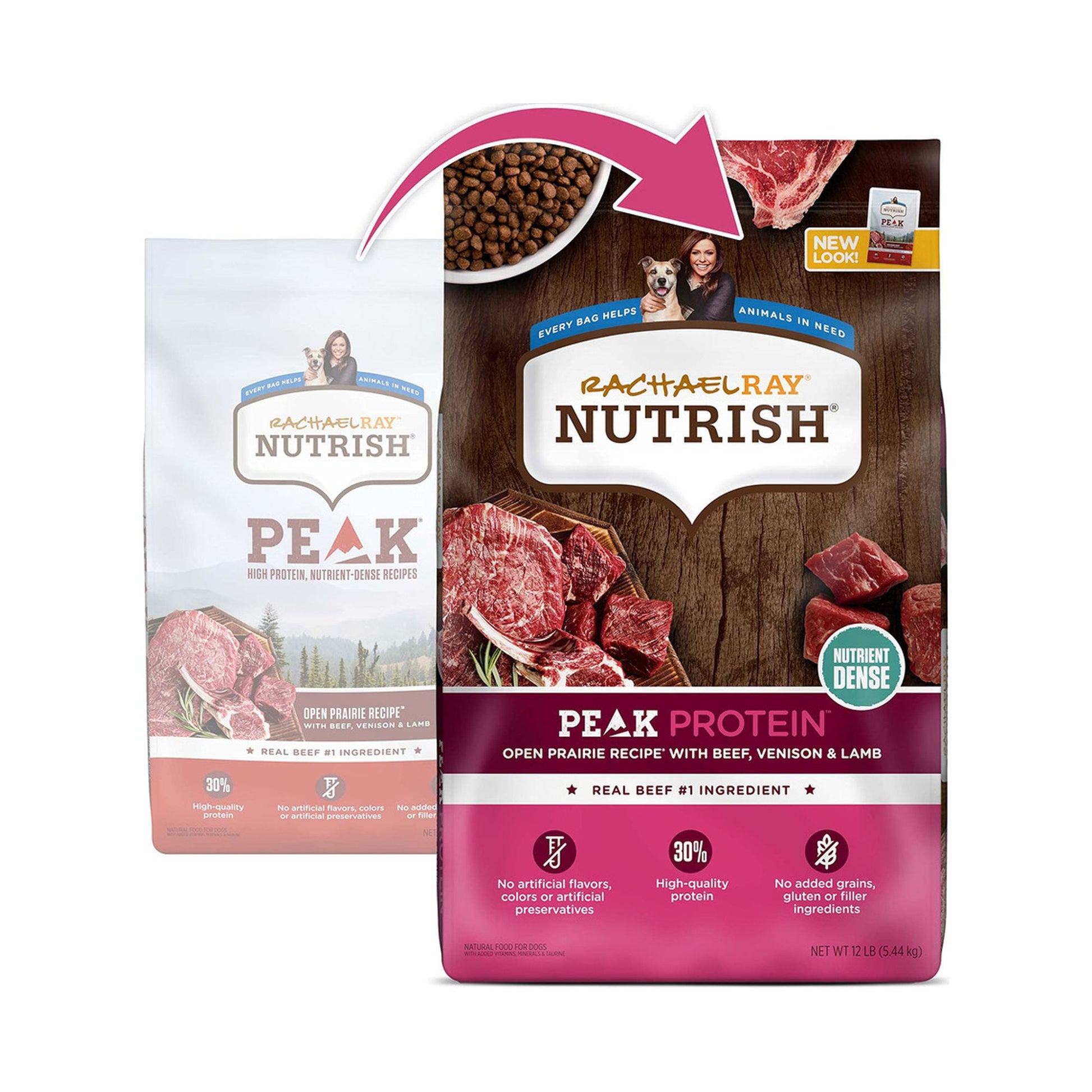Rachael Ray Nutrish PEAK Natural Dry Dog Food (Pack of 2)