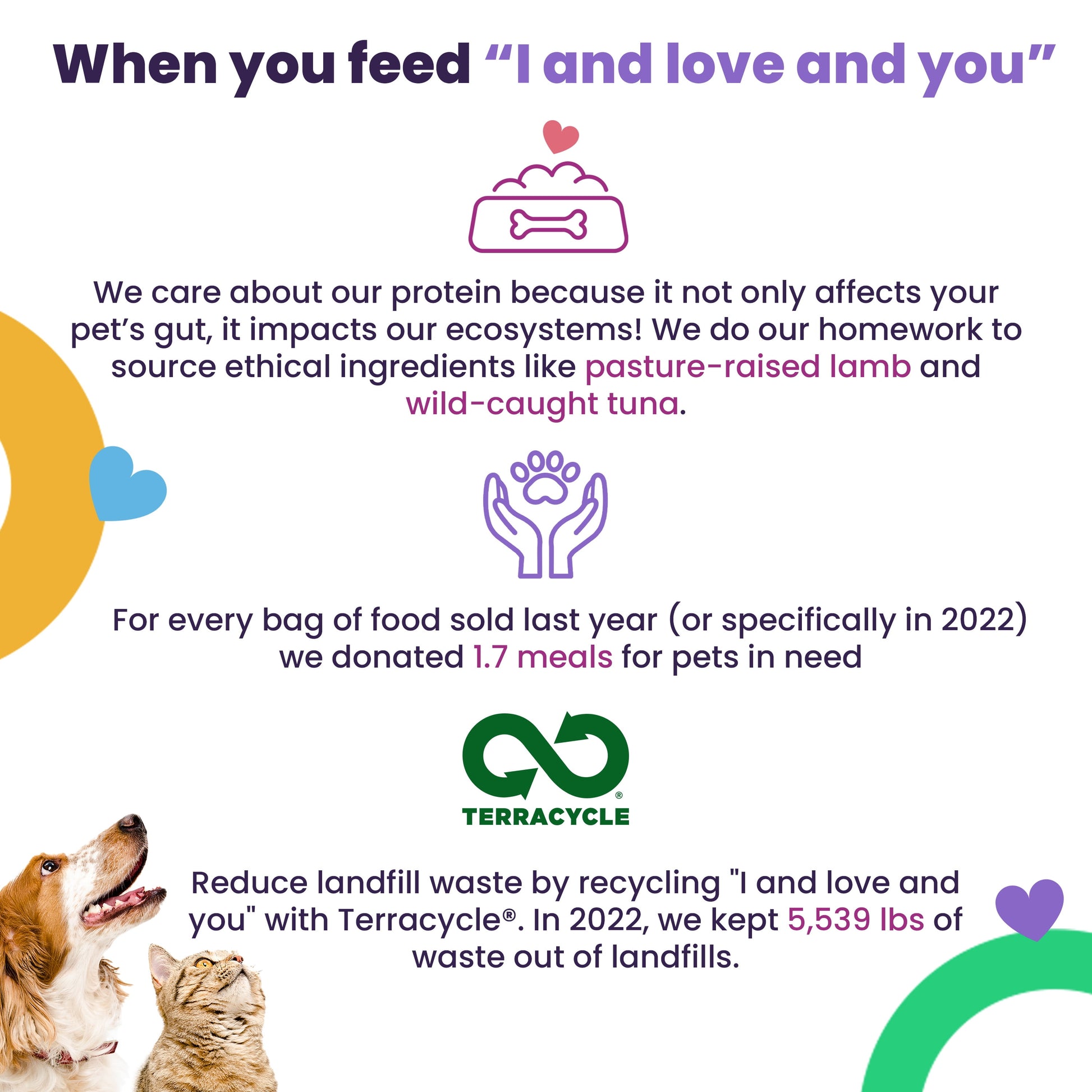 "I and love and you" Baked & Saucy Dry Dog Food, Beef + Sweet Potatoes 4LB