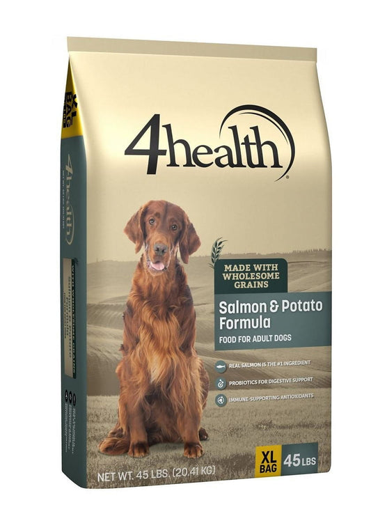 4health Salmon & Potato Formula Adult Dry Dog Food, 45 lbs.