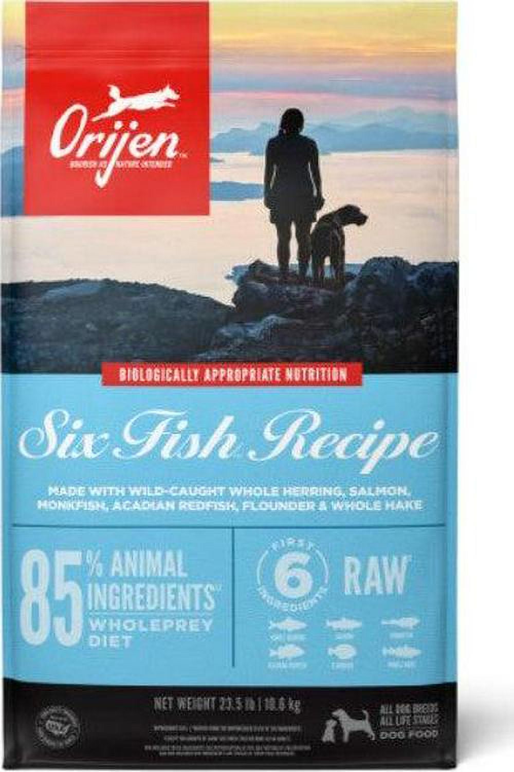 ORIJEN Six Fish Dry Dog Food 4.5 lb