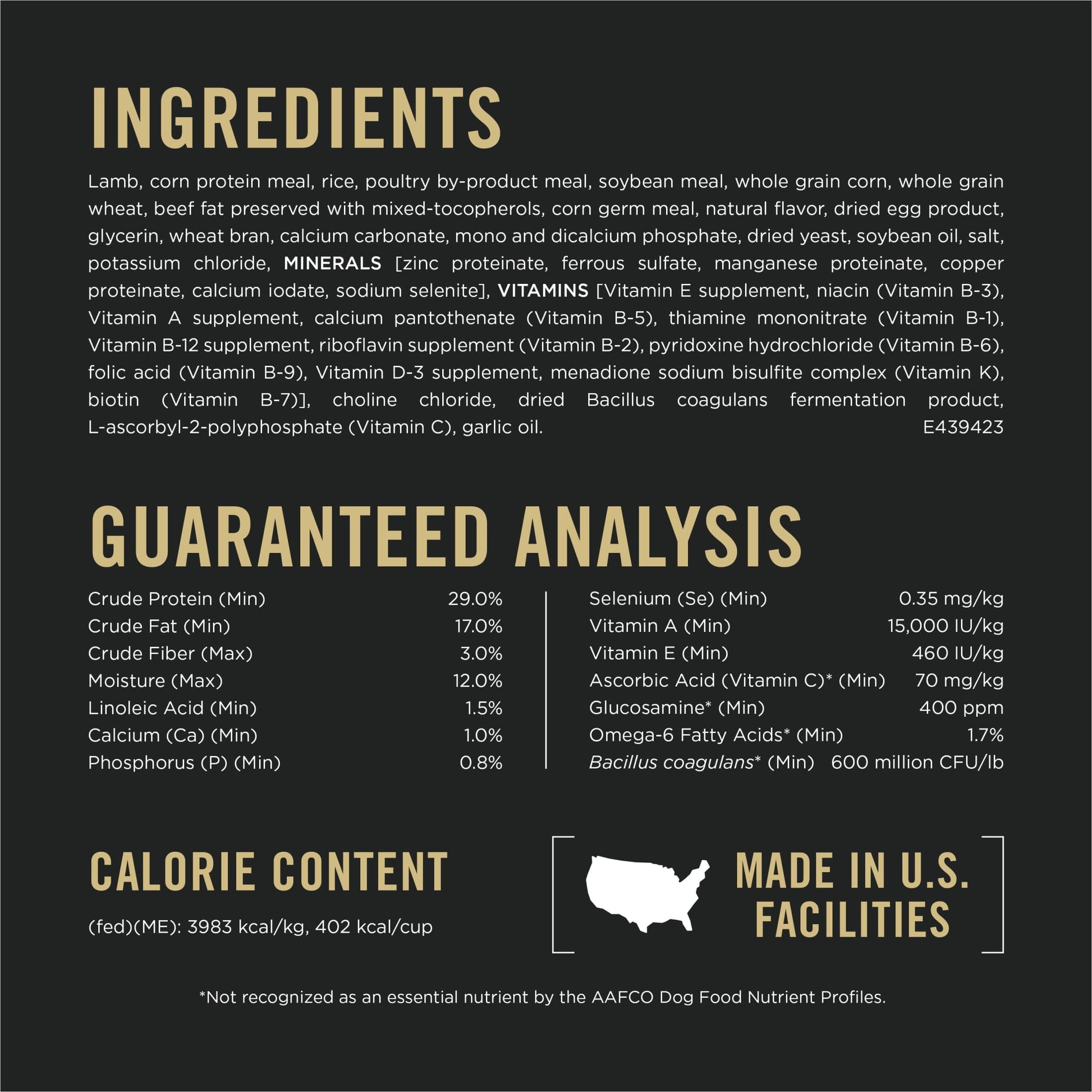 Purina Pro Plan High Protein Small Breed High Protein Dog Food Dry Shredded Blend Lamb and Rice Formula