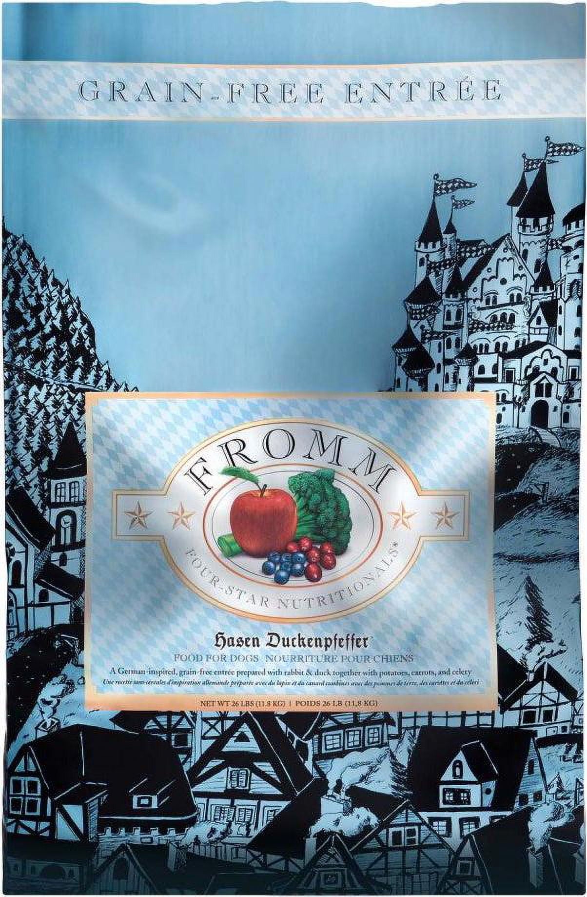 Fromm Four Star Hasen Duckenpfeffer Recipe Dry Dog Food 12 lb
