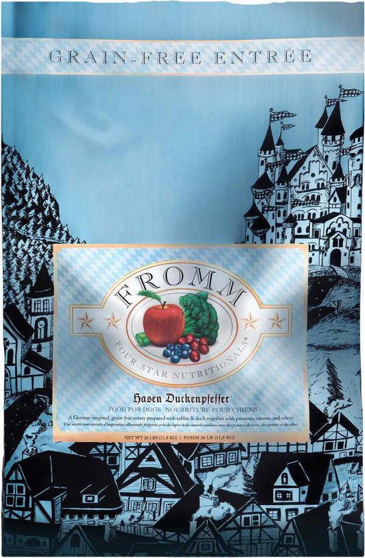 Fromm Four Star Hasen Duckenpfeffer Recipe Dry Dog Food 12 lb