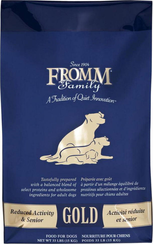 Fromm Reduced Activity and Senior Gold Dry Dog Food 30 lb