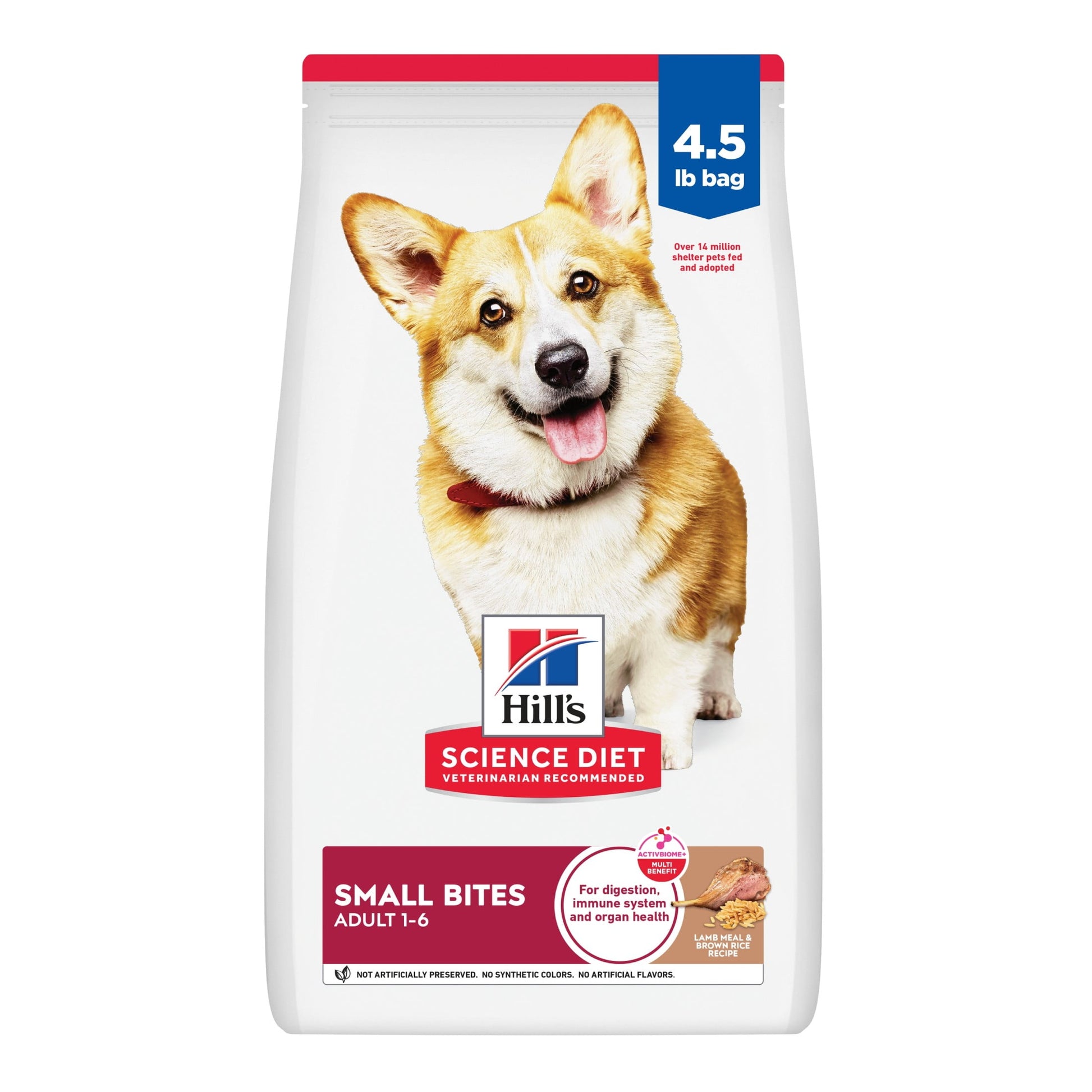 Hill's Science Diet Small Bites Lamb & Brown Rice Dry Dog Food, 4.5lb Bag
