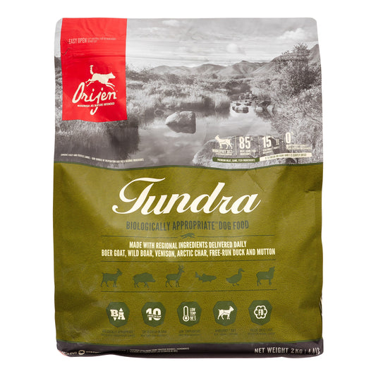 Orijen Tundra Biologically Appropriate Goat, Boar, Venison, Duck, Mutton & Char Dry Dog Food, 4 lb