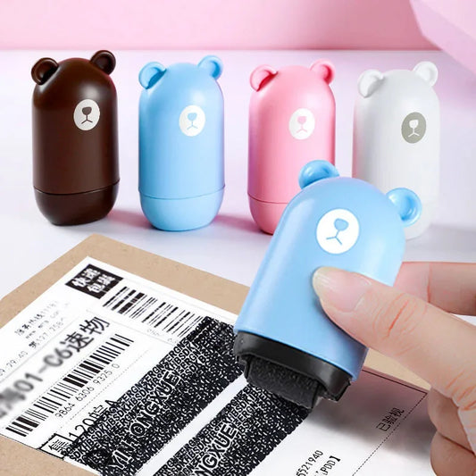 Theft Protection Roller Stamp for Privacy Confidential Data Guard Your