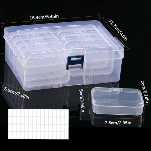 DIY Diamond Painting Embroidery Storage Box, Nail Art Jewelry