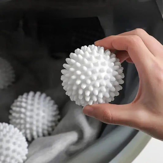 4/6pcs TPR Anti Winding Laundry Ball Circular Pure White Magic