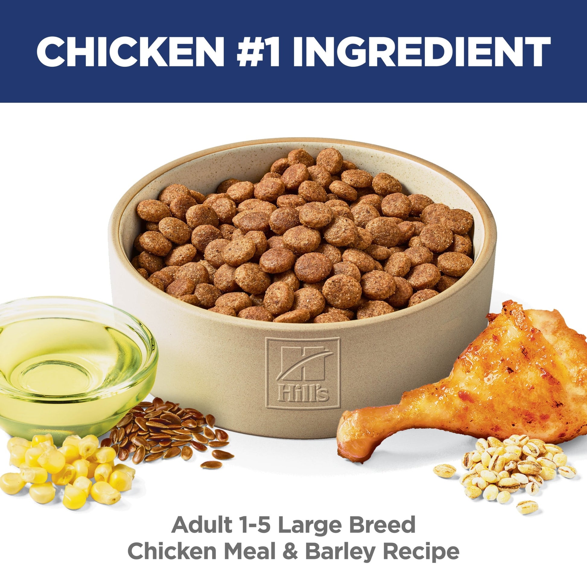 Hill's Science Diet Large Breed Chicken & Barley Dry Dog Food, 15lb Bag