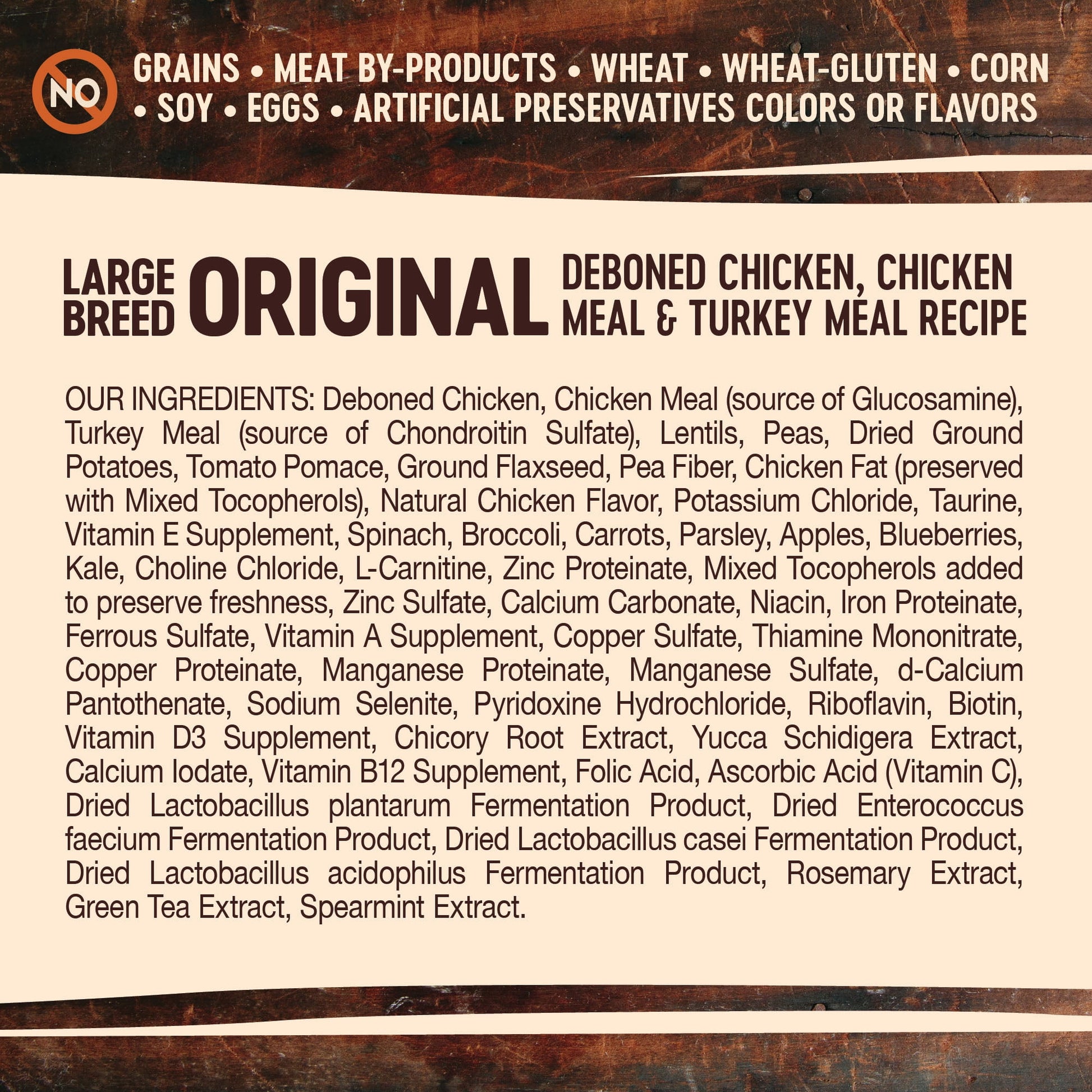 Wellness CORE Natural Grain Free Dry Dog Food, Large Breed Recipe, 26-Pound Bag
