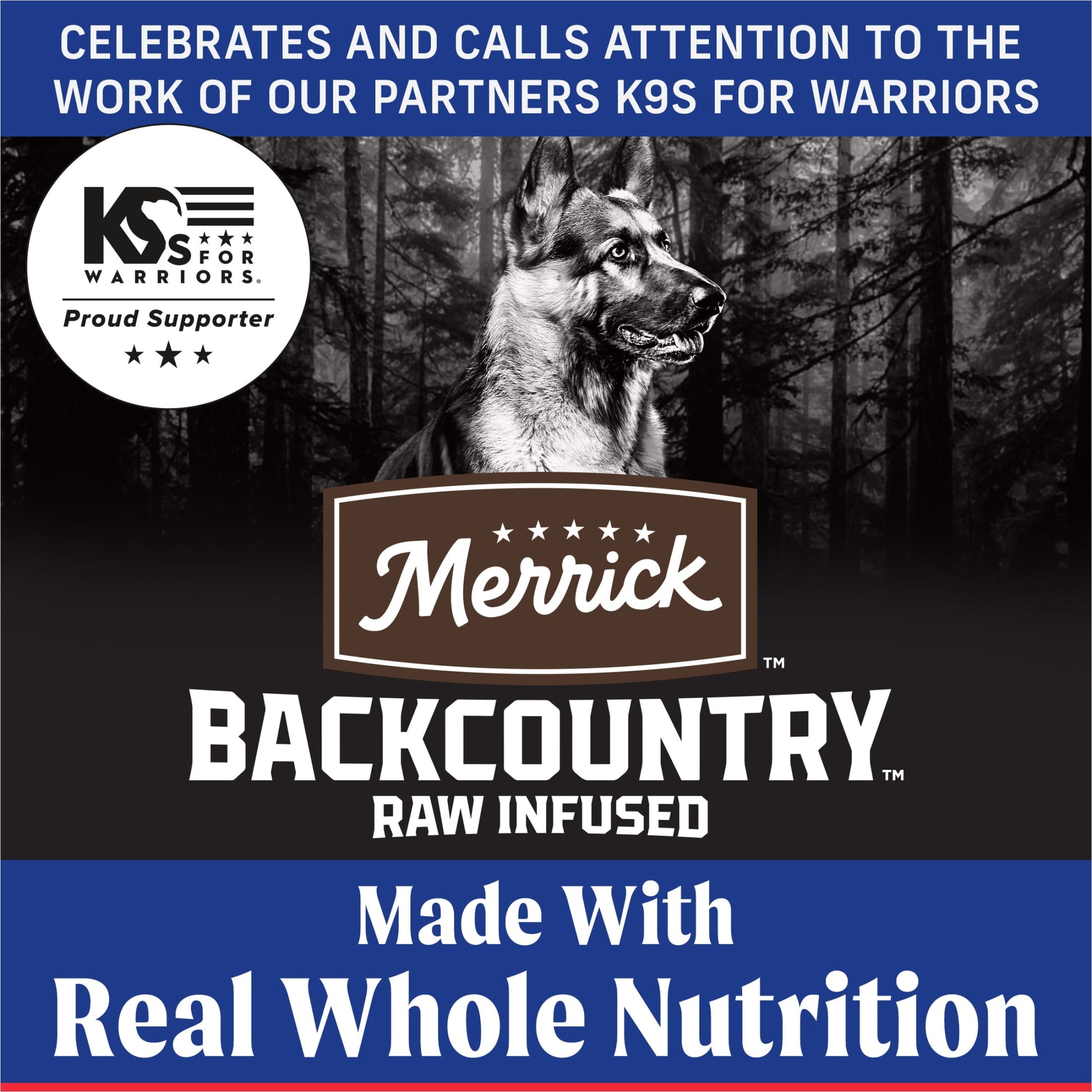 Merrick Backcountry Grain Free Dry Adult Dog Food, Kibble With Freeze Dried Raw Pieces, Hero’s Banquet Recipe, 20.0 lb. Bag
