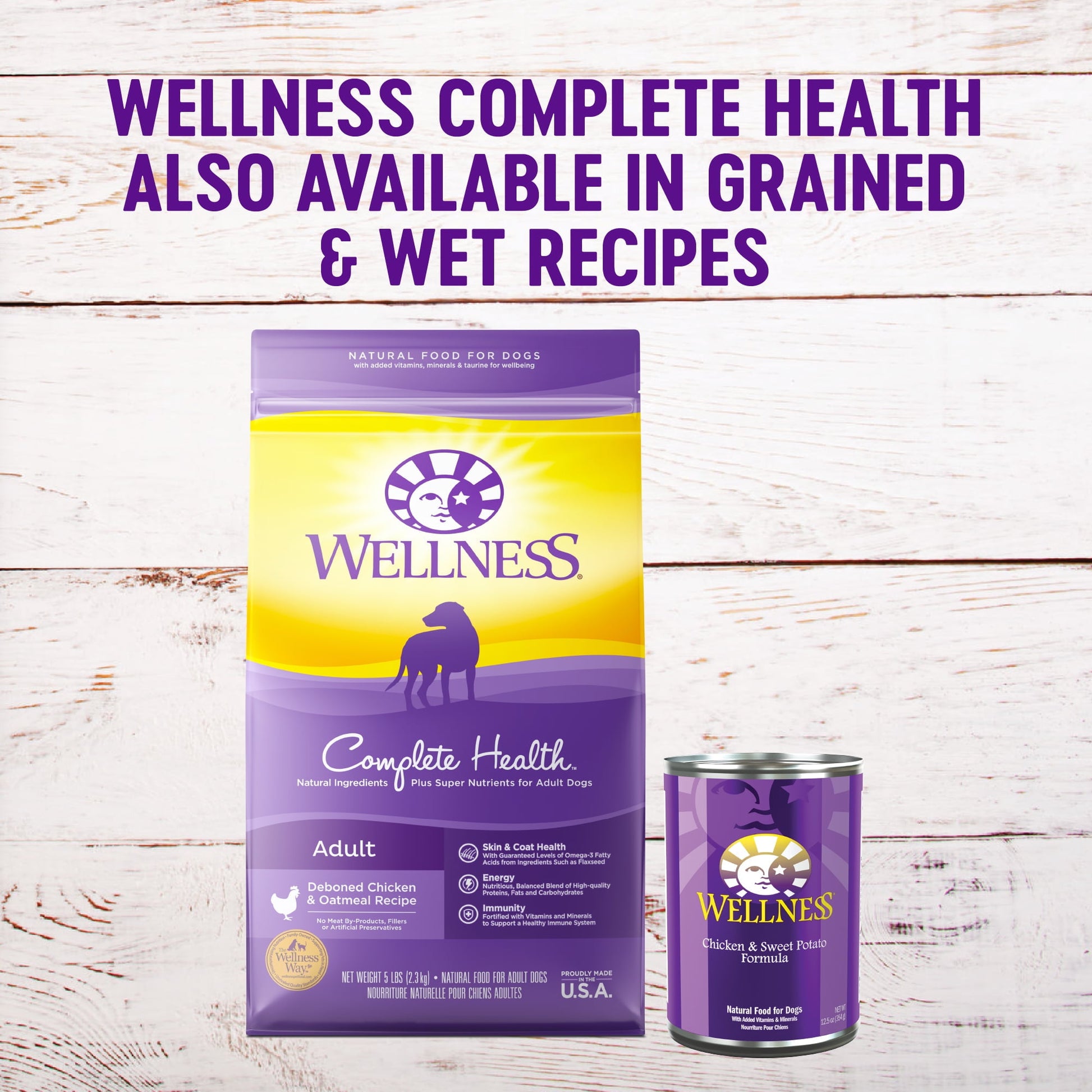 Wellness Complete Health Natural Grain Free Dry Dog Food, Chicken Recipe, 24-Pound Bag