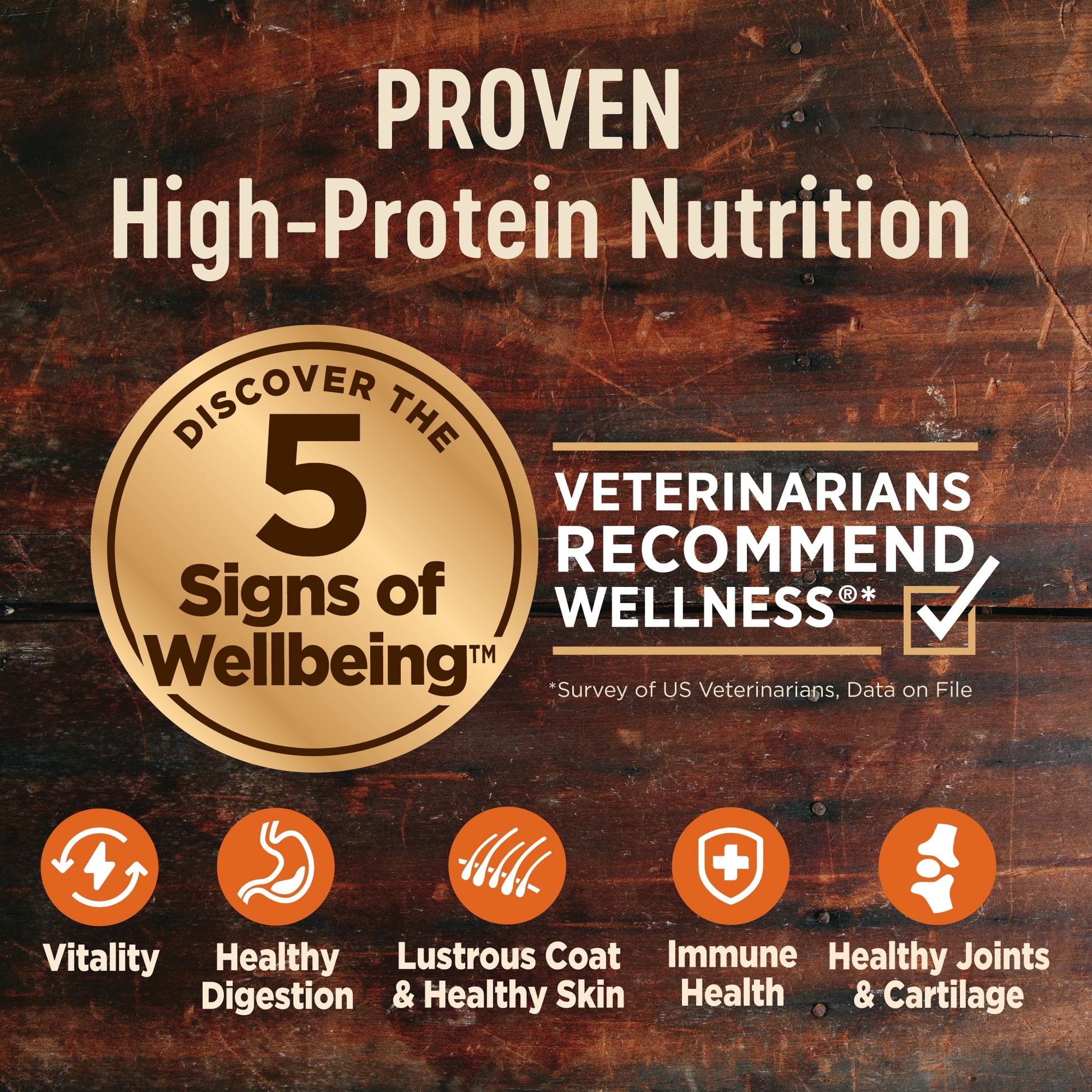 Wellness CORE Natural Grain Free Dry Dog Food, Large Breed Recipe, 26-Pound Bag