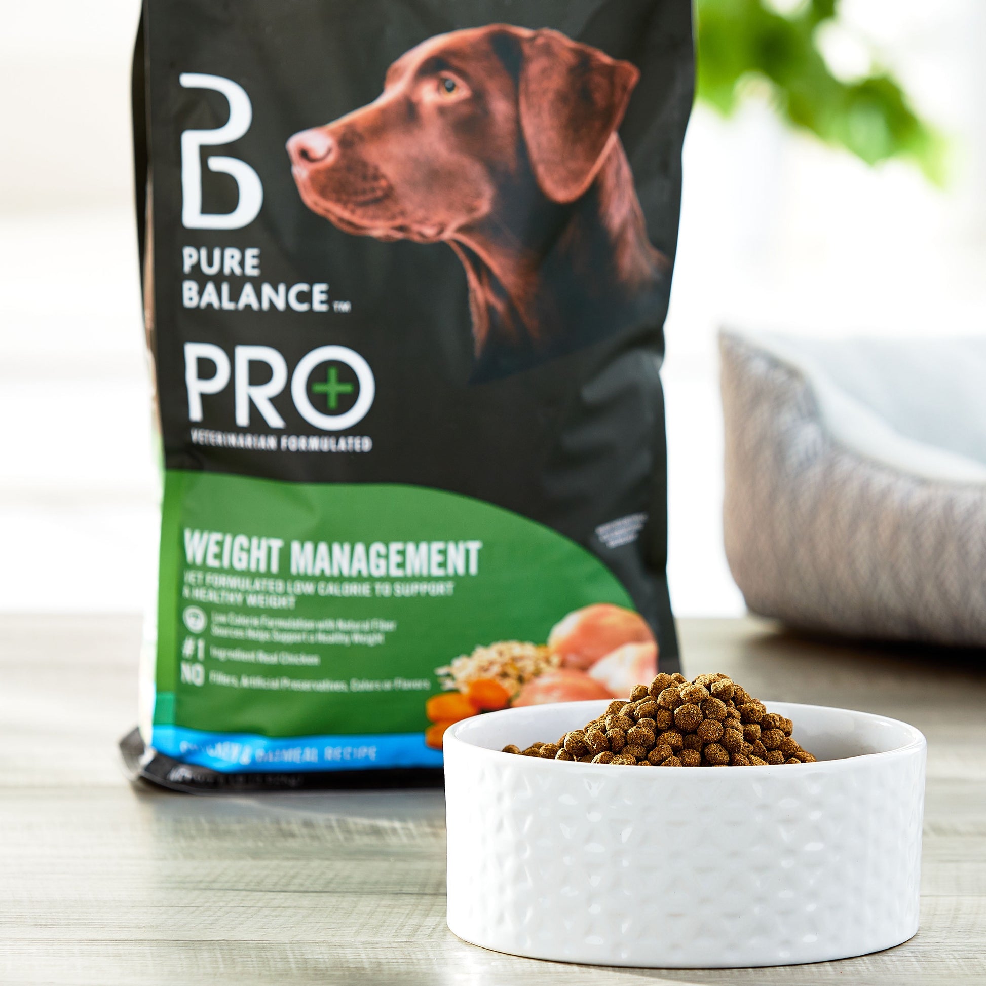 Pure Balance Pro+ Weight Management Chicken & Oatmeal Recipe Dry Dog Food, 8 lbs